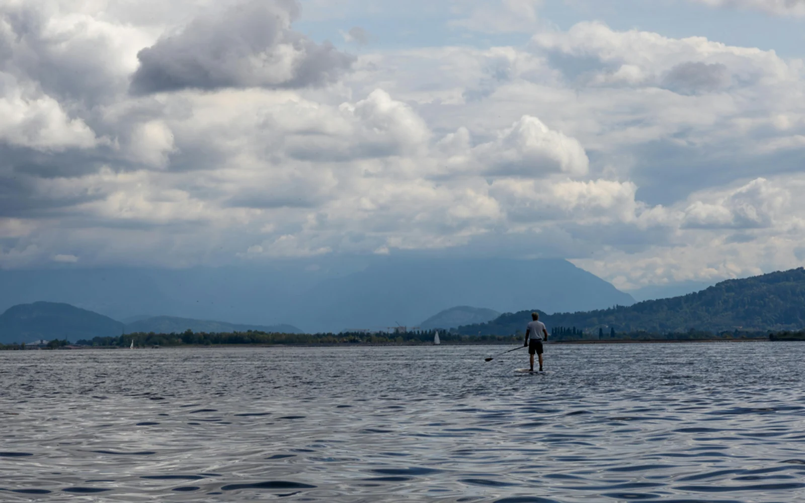 SUP through river channels